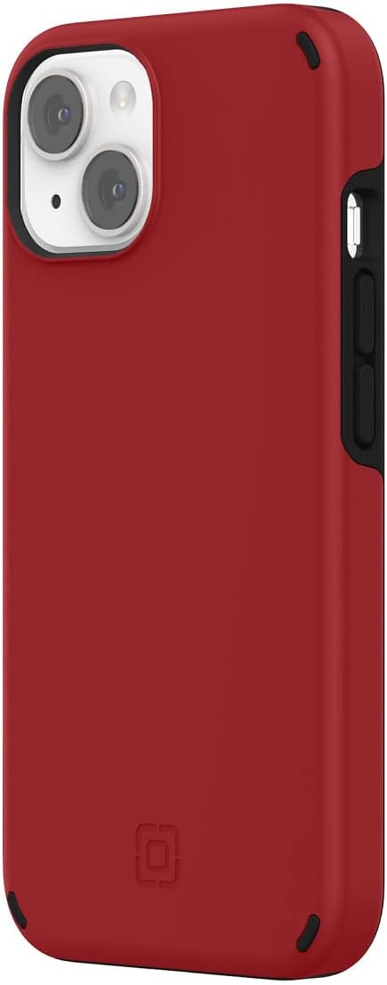 Incipio Duo Case for iPhone 14 – Magsafe & Wireless Charging Compatible, Slim Dual-Layer Protective Case with 12ft Drop Protection, Shock-Absorbing, Scratch-Resistant Cover - Scarlet Red