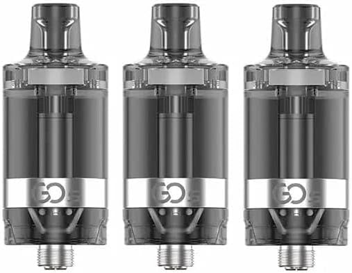 Genuine - InnokinVapes Go s Tank 3 Pack Bundle - Disposable Tank - TPD Compliant - 2ml Capacity - No Nicotine (Black)