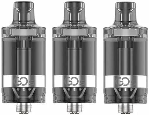 Genuine - InnokinVapes Go s Tank 3 Pack Bundle - Disposable Tank - TPD Compliant - 2ml Capacity - No Nicotine (Black)