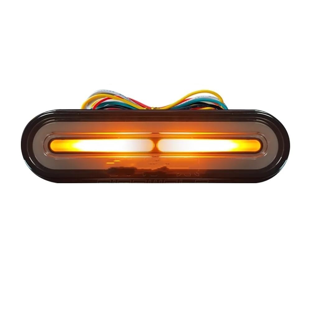 Fanale Posteriore per Moto, Luce di Stop a LED 3 in 1 per Moto, luci di Stop, indicatori di direzione dinamici, Luce di Segnalazione DRL 10-80V, luci Posteriori, Luce di Stop