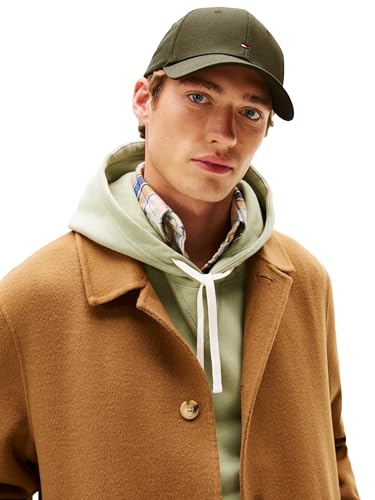 Image of Tommy Hilfiger Men's Cotton Flag Logo Adjustable Baseball Cap