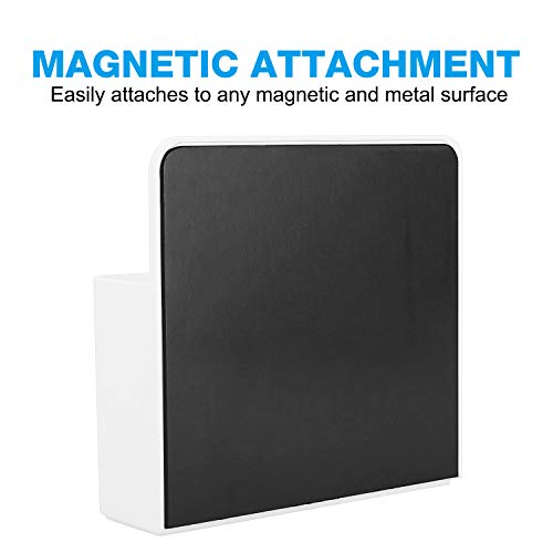 MoKo Magnetisch Markerhalterung, Magnet Ablage Whiteboard Stifthalter Schulbedarf für Schulleben Kühlschrank Whiteboard Schließfach und andere magnetische Oberflächen, Weiß