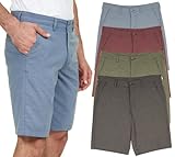 4 Pack Hybrid Shorts for Men Casual Dress Classic Golf Flat Front Essential Stretch Summer Men's 9.5 Inch Inseam