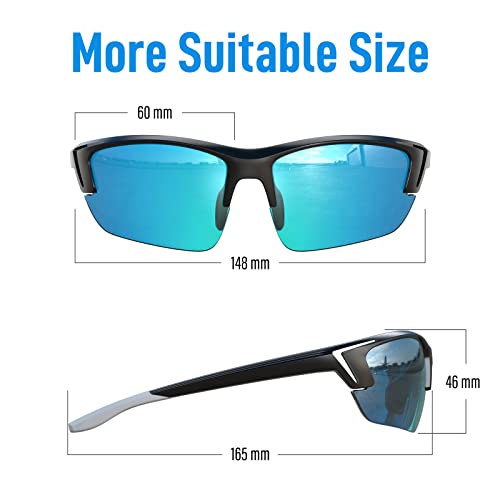 Bloomoak Vented Frame Golf Sunglasses