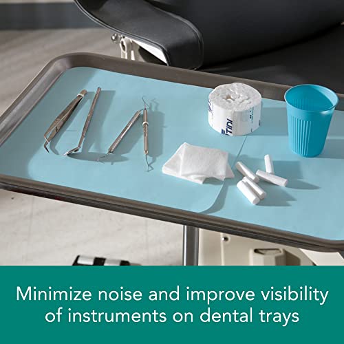 Tidi Choice Tray Covers, Blue (Case Of 1,000) - Heavyweight Bond, 8.5" X 12.25", Fits Ritter Size B Dental Trays - Essential Medical Supplies And Dental Consumables - Bulk Dental Tray Covers (917513) #TOP3