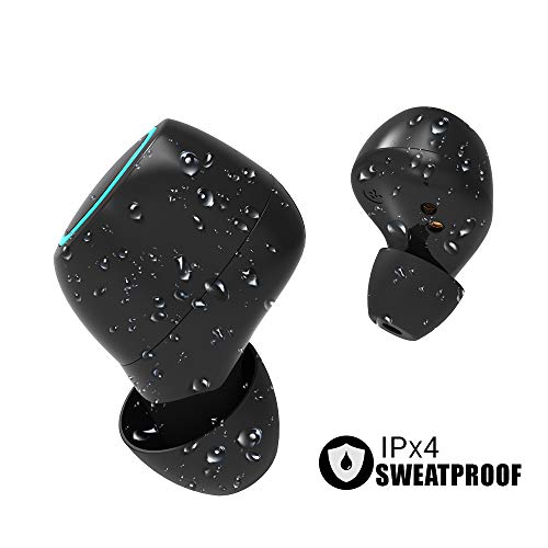 Image of UNIGEN UNIPODS Mini in-Ear Compact True Wireless Earbuds, in-Built Mic with Voice Assistant, Touch Controls,12Hr Playtime with Charging Case (Black) (UNIPODS Mini BK New)