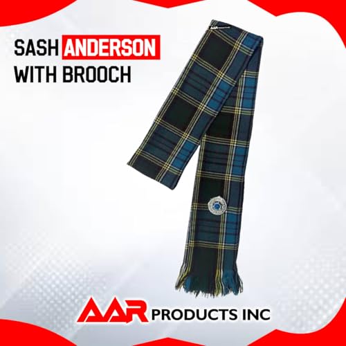 Image of AAR Womens Tartan Clan Sashes Ladies Brooch Scottish Highland - 90 x 10.5 Inches