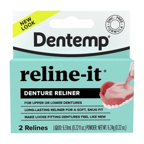 Dentemp Denture Reline Kit - Advanced Formula Reline It...