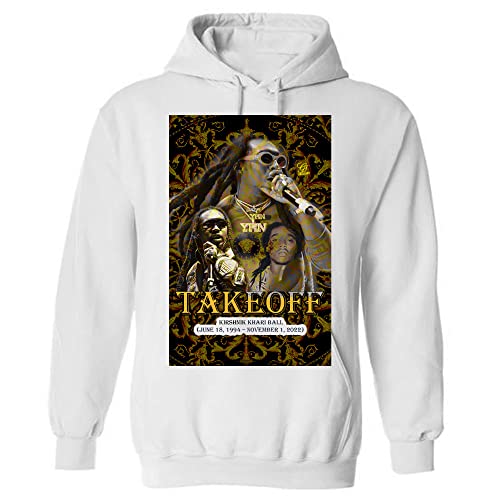 takeoff hip hop rap mogul gold graphic hoodie
