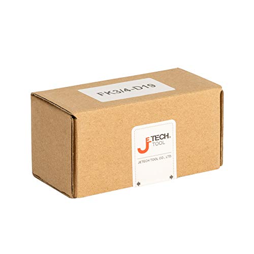 Image of Jetech 19mm Deep Impact Socket, 3 /4-Inch Drive 6-Point Metric Socket, Heat-Treated Chrome Molybdenum Steel, Extra Length for Heavy-Duty Truck & Machinery Repair