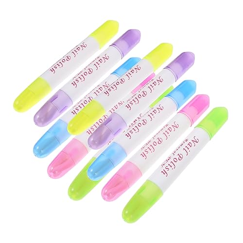 MUCKLILY 10Piezas Bolígrafos Quitaesmalte Recargables de Correctores Portátiles para Esmalte para Manicura Casa y Salones Material Seguro y Duradero