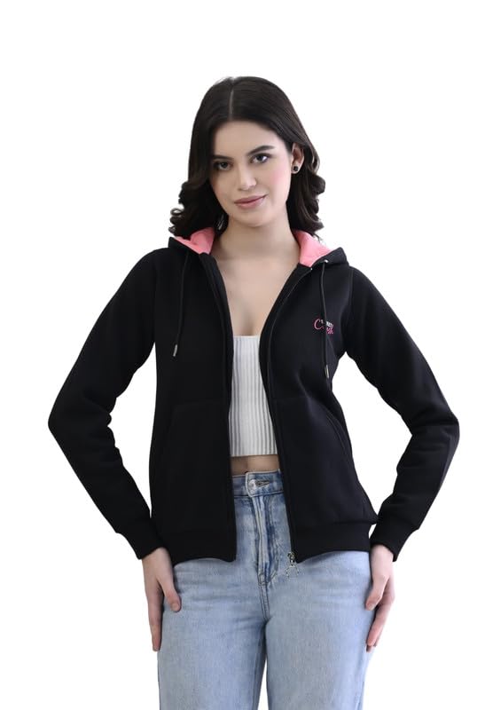 starfox Women's Hooded Sweatshirt with Zipper Closure-picture-19