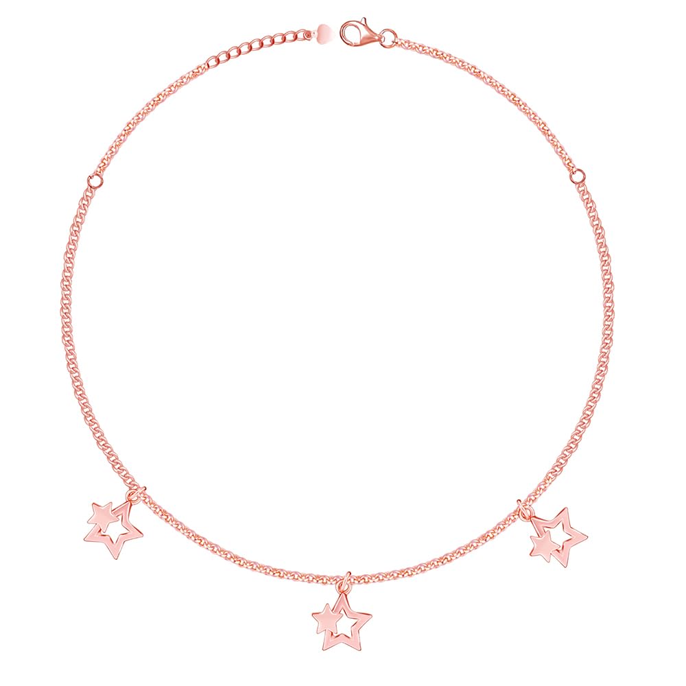 GIVA 925 silver Rose Gold Merging Stars Anklets,Single|, Gifts for Women and Girls | With Certificate of Authenticity and 925 Stamp | 6 Months Warranty* (B0CPJ4JCS2) Amazon Price History, Amazon Price Tracker