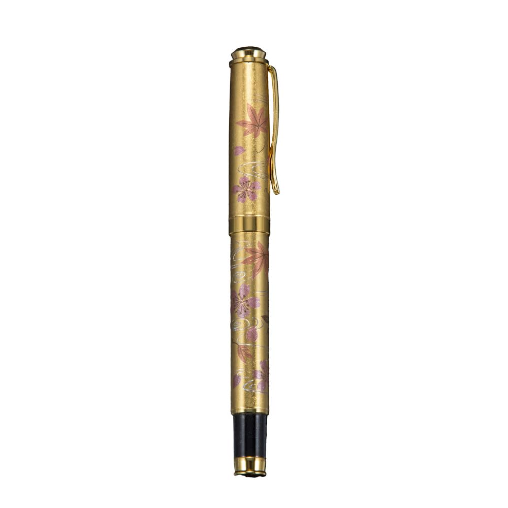 Amazon | 金箔蒔絵ボールペン 桐箱入 春秋 | 油性ボールペン | 文房具 