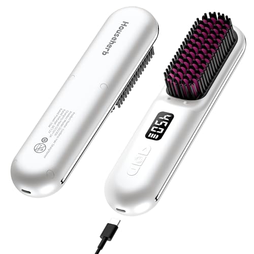 Househerb Cordless Hair Straightener Brush Review: Portable Straightening for On-the-Go Styling?