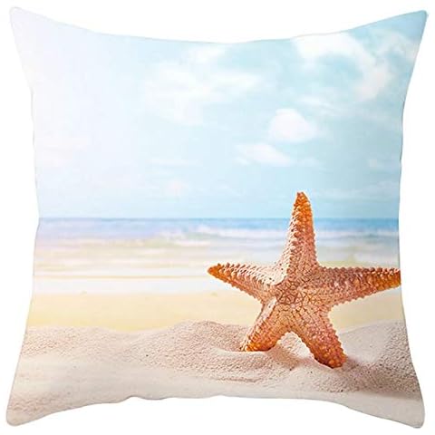 Banemi 18x18" Starfish Pillow Covers Cover
