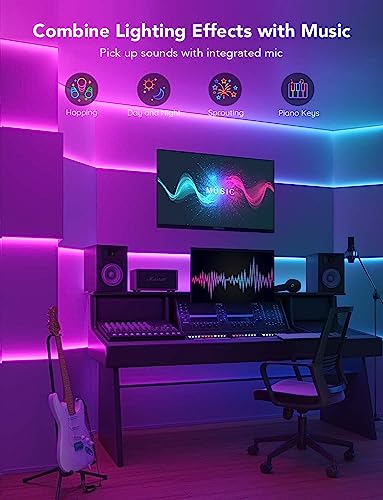 Govee-RGBICW-20m-LED-Light-for-Bedroom-with-Warm-White-Smart-WiFi-DIY-Multicolour-Colour-Changing-LED-Light-Music-Sync-2-Rolls-of-10m-Strip-Light - Izzgadgets.com