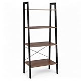 Bluelander Estante Organizador de 4 Niveles, Estanteria de Escalera 147×60×36 cm, Librero, Mueble Organizador,...