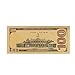 Lots 10pcs 1:1 $ 100 dollar Gold Foil USD Paper Money Banknotes Crafts UNC