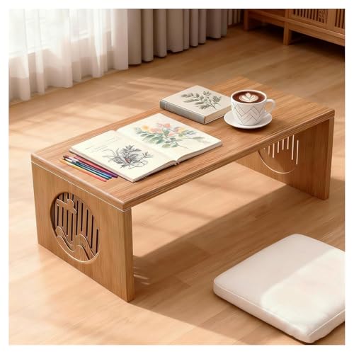 SPXMQSS Mesa Plegable Sofa Mesa De Centro Madera Mesa Auxiliar Plegable Mesa Terraza Exterior Mesa Plegable Portatil Mesa para Sofa 70 * 37 * 30cm