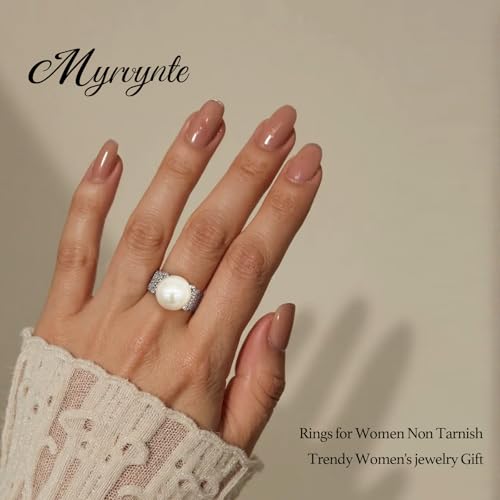 Rings for Women non Tarnish, Fashionable Jewellery and Precious Stones, Statement Rings Wear it Yourself or Holiday Gift for Women4