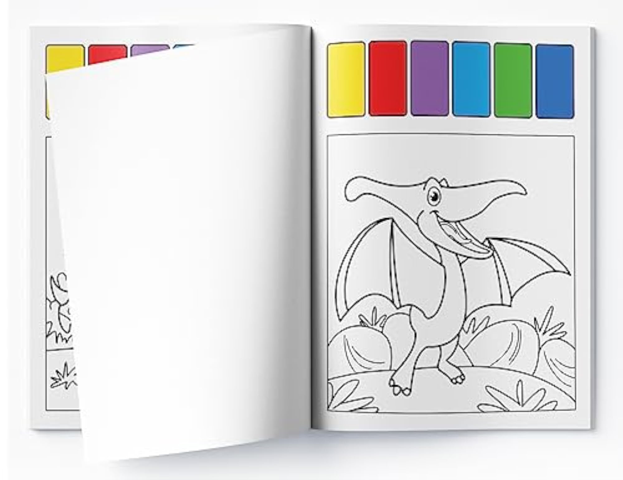 Pick and Paint Coloring Activity Book For Kids: Dinosaurs