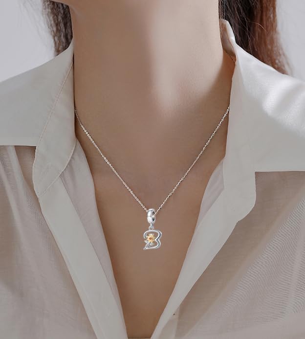 Miniatura 6 de Abalorios con inicial de letra A-Z, girasol, cumpleaños, alfabeto, abalorios, para pulseras, collares