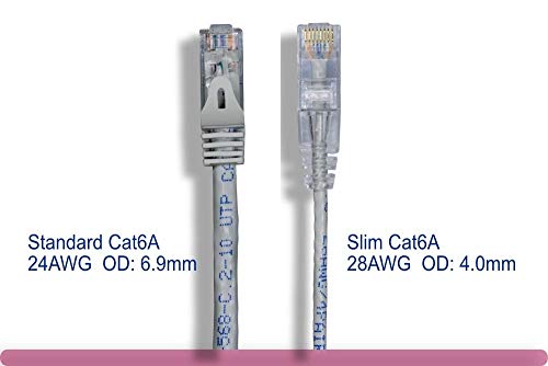 Cable de red SF Cable Cat 6A UTP verde 5 ft miniatura 2