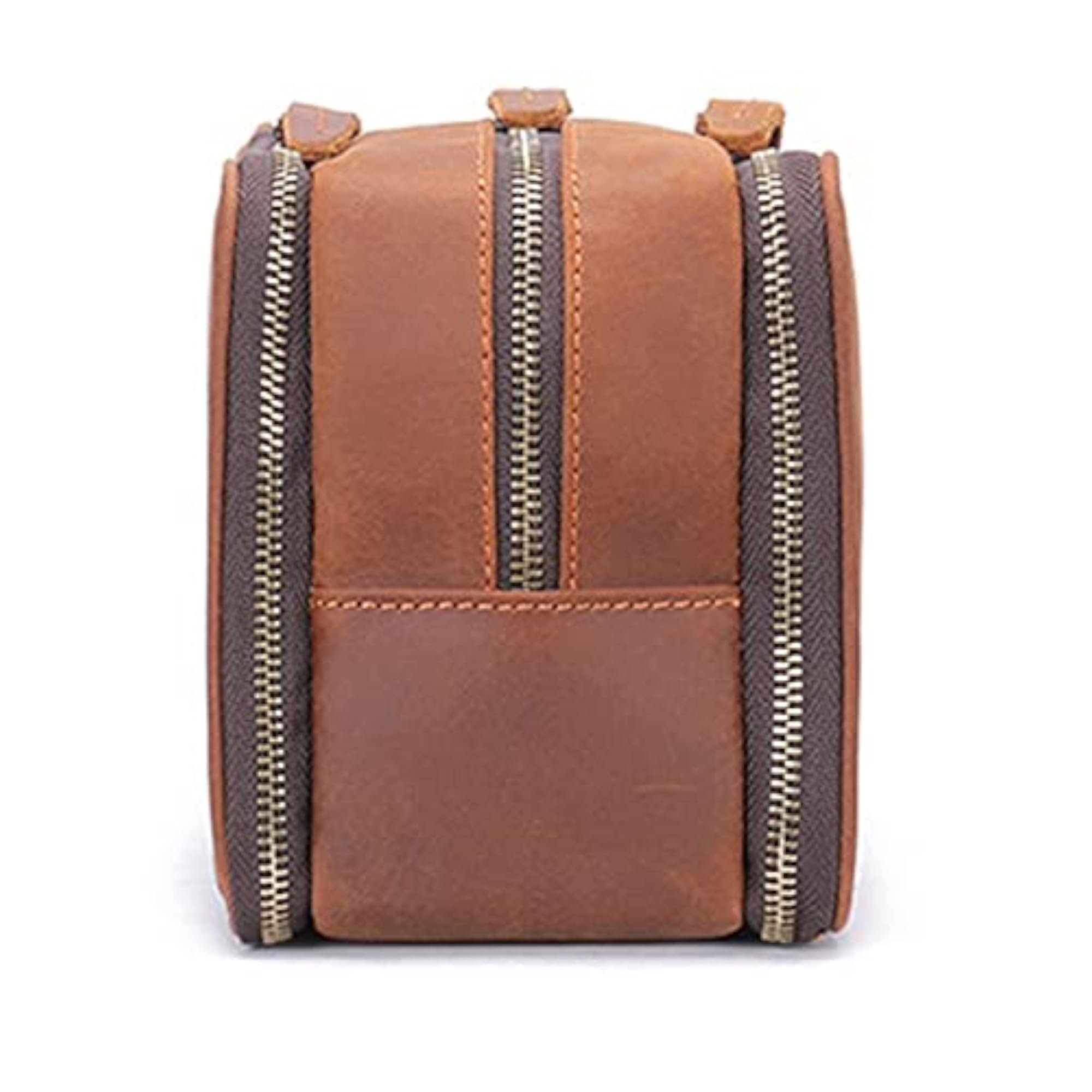 Genuine Leather Cosmetic Bag for Travel