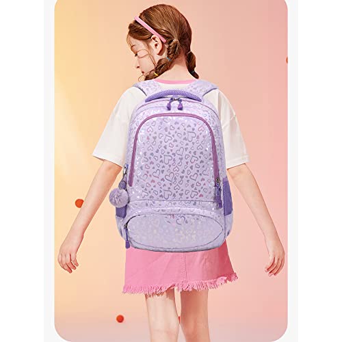 Meisohua Backpack Set For Girls School Backpack For Kids Preschool Kindergarten Elementary School Bookbag With Lunch Bag 3 In 1 Set Water Resistant Furry Backpack #TOP6