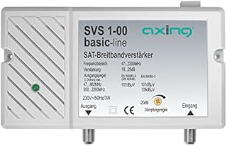 Axing SVS 1-00 satelitarny wzmacniacz szerokopasmowy (25 dB, 47-2200 MHz)