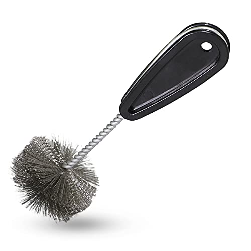 Supply Giant 72336 Fitting Brush for Copper Cleaning with Plastic Handle, 1-1/4", Black, 1-1/4
