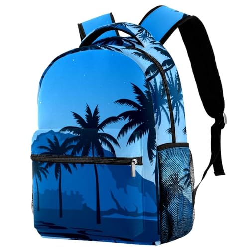 Sac à dos d'école ergonomique 29.4x20x40cm avec grand compartiment pour filles et garçons