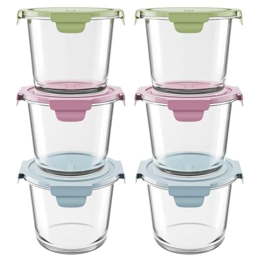 12 PCS Glass Meal Prep Containers Set
