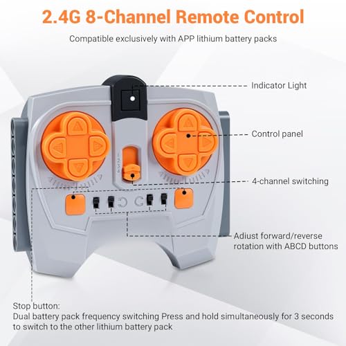 Moteurs Servomoteur Télécommande pour Motoriser Vos Blocs de Construction Statiques - 2