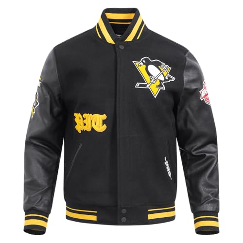 Image of Pro Standard Mens NHL Old English Varsity Jacket