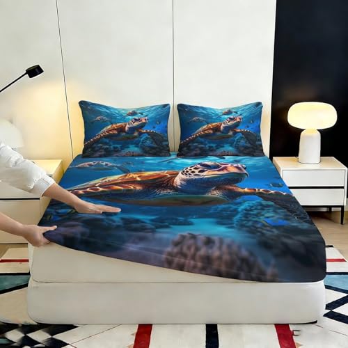 Housse de matelas antidérapante 90x200 microfibre douce lit plissé