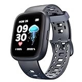 Enfit Smart Watch for Kids, 1.83' Fitness Tracker for Boys Girls with Heart Rate Sleep Monitor, 80 Sports Modes Activity Tracker, Pedometer, IP68 Waterproof Digital Watch Gift for Teens Aged 6-12