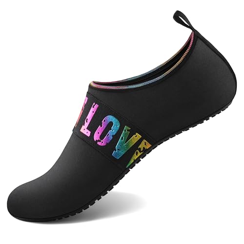 Image of Homitem Water Shoes for Women Men Aqua Socks Swim Beach Pool River Slip-On Barefoot Quick-Dry Vacation Cruise Essentials Accessories for Yoga Kayak Sports