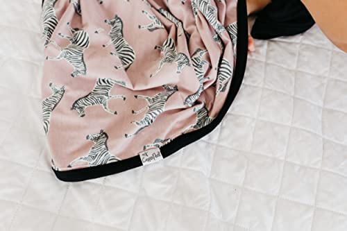 Image of Copper Pearl Zella Three-Layer Baby Blanket: Soft Quilt for Boys & Girls | Breathable, Cozy Toddler Blanket | Newborn Quilt | 46x46 Premium Polyester /Rayon