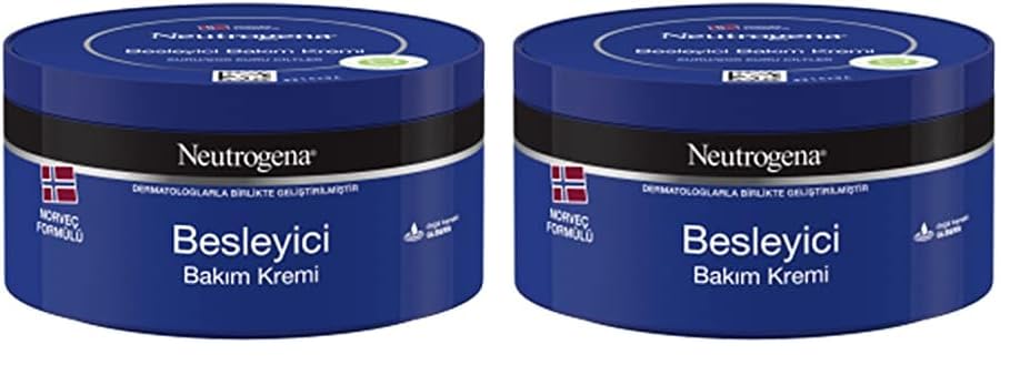 neutrogena norveç formülü besleyici bakım kremi 300 ml 2li paket