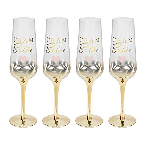 Verres Prosecco idée cadeau pour douche de mariée et future épouse