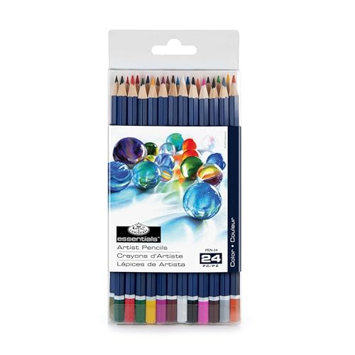 Royal & Langnickel Essentials Color Pencil Set, 24/pkg