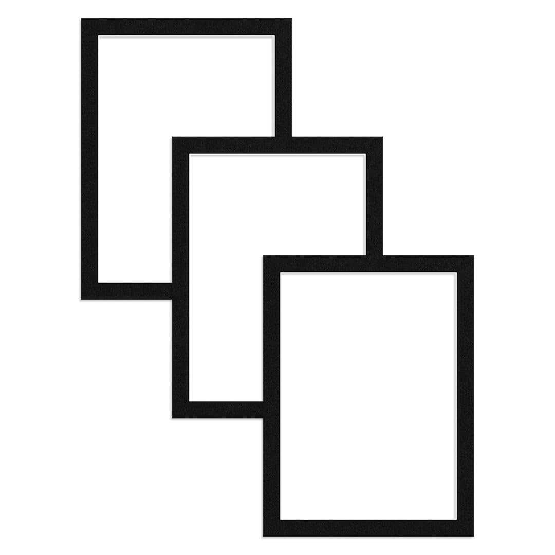 Alison Kingsgate 80X60CM Picture Mounts for 50X70CM Aperture – Precision Cut Cardboard Photo Mounts – Ideal for Frames, Posters, Prints, Artwork & Certificates – (Pack of 3)