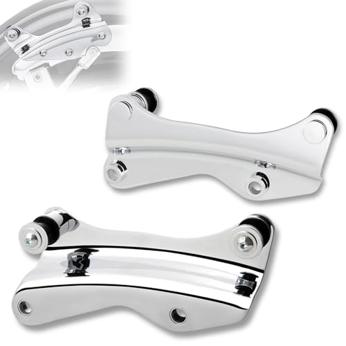 Image of 4-Point Detachable Docking Hardware Kit for Harley Touring 2014-2025 CVO Road Glide Road King Street Glide Street Glide,for Sissy Bar, Solo /2-Up Luggage /Tour-Pack Rack,Chrome
