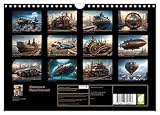 Zoom IMG-1 steampunk maschinenwelt wandkalender 2026 din