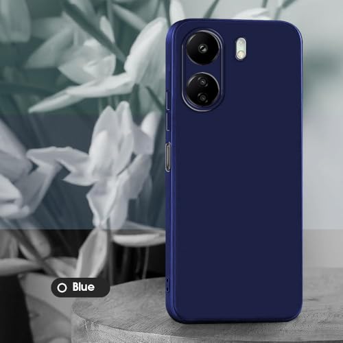 Image of Back Cover for Mi Redmi 13C 4G / Poco C65 4G | Full Camera Protection | Premium Liquid Silicon Case | Flexible Bumper Case for Mi Redmi 13C 4G / Poco C65 4G (Dark Blue)