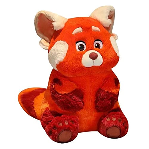 UOIPU Panda Kuscheltier,Kuscheliger Panda Plüsch Plush Toy Figure,Red Plüschtiere Roter Panda Kuscheltier Waschbär Geschenke für Kinder, Mädchen und Freunde (Sitting Position, 22CM) Cover