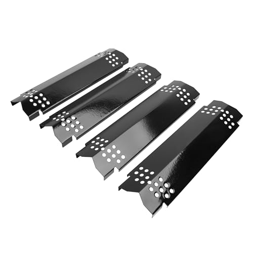 WEBROIL Grill Heat Plates for Nexgrill 720-0830H 5 Burner 720-0888 720-0888N 720-0882A 720-0882S, 6 Burner 720-0896B, 720-0898 Gas Grill,Heat Shield Replacement for Home Depot 4 Burner,Porcelain Steel