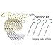 TRUEDAYS Four Corner Post Bed Canopy, Full/Queen/King Size, White